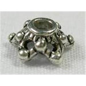 Tibetan Silver beadcaps, 7.7mm diameter [A473]