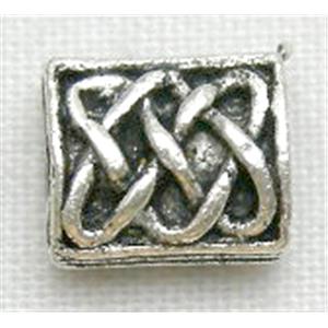 Tibetan Silver beads, 6x6.8mm [A63]