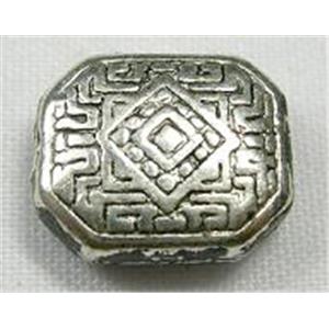 Tibetan Silver spacer, 10mm wide [A742]