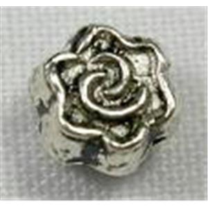Tibetan Silver spacer beads, 4mm diameter [AB02]