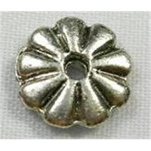 Tibetan Silver spacer beads, 9mm diameter [AB184]