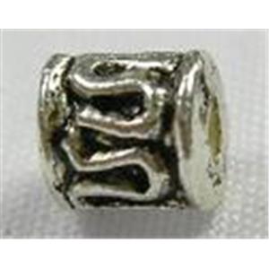 Tibetan Silver spacer beads, 4.5mm dia, 4.6mm length [AB22]