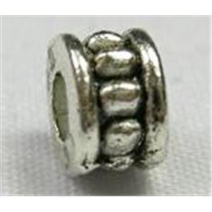 Tibetan Silver spacer beads, 5mm diameter [AB344]