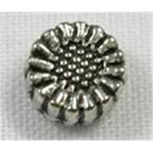 Tibetan Silver spacer beads, 5mm diameter [AB47]