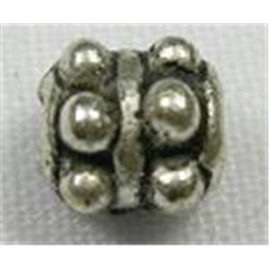 Tibetan Silver spacer beads, 6mm diameter [AB70]