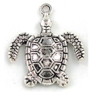 Tibetan Silver tortoise pendant, 30x35mm [AC02-2629]