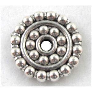 Tibetan Silver Spacers beads, 12mm dia [AC04-582]