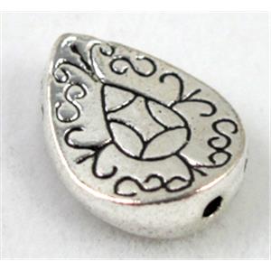 Tibetan Silver Spacers bead, non-nickel, 10x12.5mm [AC04-613]