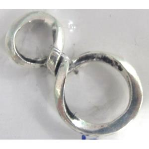 Tibetan Silver connector, Lead free and nickel Free, 31x17mm [AD12173FF]