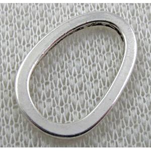 Tibetan Silver Linker, lead free and nickel free, 16x22mm [AD18677FF]