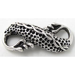 Tibetan Silver connector, Lead free and nickel Free, 20x32mm [AD24264FF]