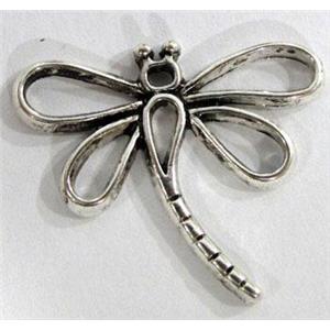 dragonfly, tibetan silver pendant, non-nickel, 32x28mm [AD28489]