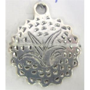Tibetan Silver pendant non-nickel, 27x22mm [AD29613]