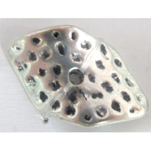 Tibetan Silver spacer bead, lead free and nickel free, 31x18mm [AD31576FF]
