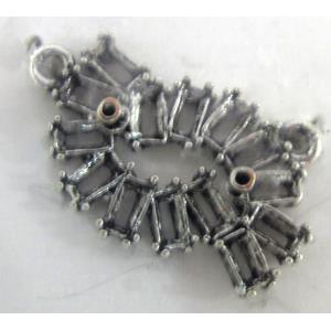 Tibetan Silver pendant, lead free and nickel free, 26x18mm [AD34470FF]