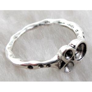 Tibetan Silver Ring non-nickel, inside:17mm [AD35288]