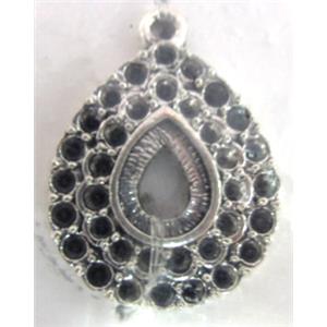 Tibetan Silver pendant, lead free and nickel free, 23x17mm [AD36973FF]