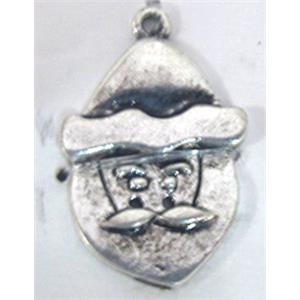 Tibetan Silver pendant, lead free and nickel free, 25.9x17mm [AD37368FF]