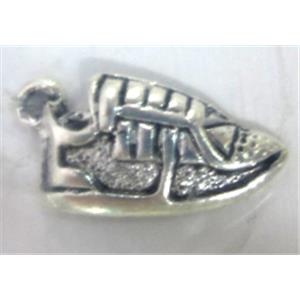Tibetan Silver charm pendant, Lead free and nickel Free, 19x11mm [AD40663FF]