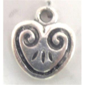 Tibetan Silver pendant, lead free and nickel free, 14x12mm [AD42264FF]