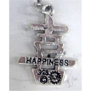 Tibetan Silver Charms pendants, Non-Nickel, 24x18mm [AD42662]