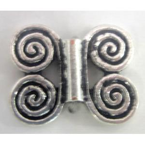 Tibetan Silver beads Non-Nickel, 17x21mm [AD43105]
