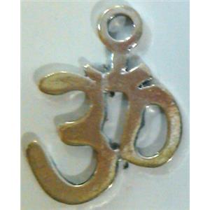 Tibetan Silver pendant, lead free and nickel free, 20x25mm [AD44923FF]
