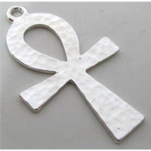 Tibetan Silver Charm Pendant Non-Nickel, 45x27mm [AD46688]