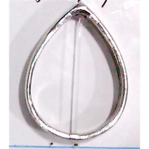 Tibetan Silver ring beads, Lead free and nickel Free, 21x28mm [AD48383FF]