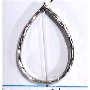 Tibetan Silver ring beads, Lead free and nickel Free, 20x28mm [AD48495FF]