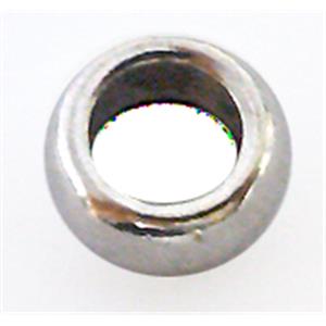 Tibetan Silver Spacer Beads, lead free and nickel free, 10mm dia, 6mm hole [AD49149FF]