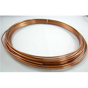 Orange Aluminium flexible craft wire for necklace bacelet, wire:2mm dia, 12m/roll [ALWIRE12]
