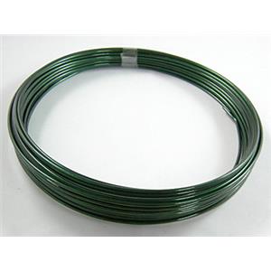 DarkGreen Aluminium flexible craft wire for necklace bacelet, wire:2mm dia, 6m/roll [ALWIRE13-S]