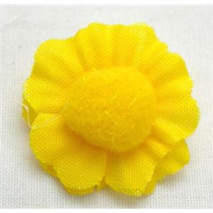 Handcraft Fabric sunflower, 22mm diameter [CASF007]