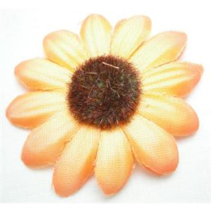 Handcraft Fabric sunflower, 58mm diameter [CASF008]
