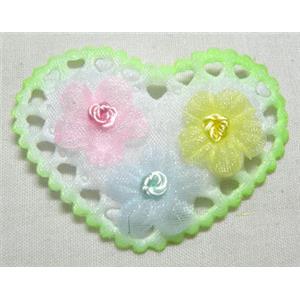 Handcraft Fabric Heart, 42mm wide [CASF027]