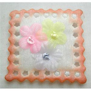 Handcraft Fabric Flower, 33x35mm [CASF028]