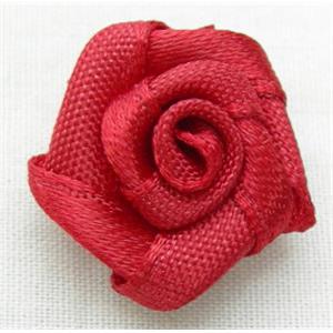 Red Hand-Weave Clothing Rose Pedals, 16mm diameter [CASF032]