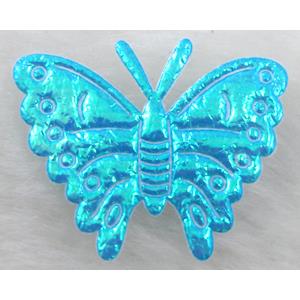 machine goffer Fabric Butterfly, AB Color, 32x24mm, 12# [CASF044C01]
