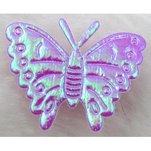 machine goffer Fabric Butterfly, AB Color, 32x24mm, 12# [CASF044C03]