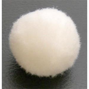 Hand-Weave Floss Ball Clothing Accessories, 25mm diameter [CASRD002]