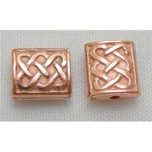 CCB Plastic Beads, rectangle, 6x6.8mm [CCBPSA3114R]