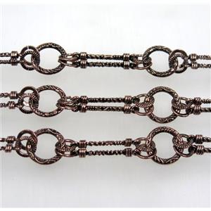 antique red Alloy Chain, 98cm(38 inch) length [CHAC01-40]