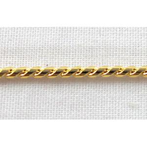 Gold Plated Copper Snake Chains, 1.4mm dia [CHC203GP-160SER]