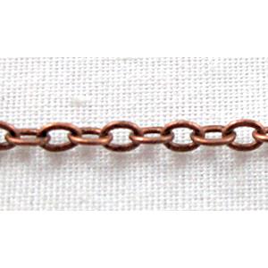Antique Red Copper Chain, 2x2.5mm [CHC214RP-245SF]