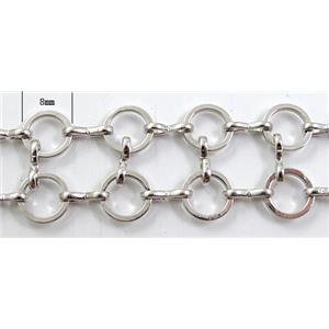 Handcraft copper chain, 8mm dia, gold plated [CHCMH12-GOLD]