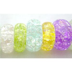 Flat Square Crackle Crystal, 10x10mm, 82 beads per st [CKGC001]