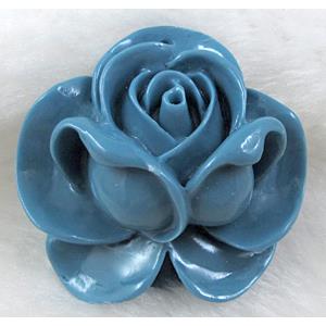Compositive coral rose, Pendant, 36mm dia [CRFL04C03]