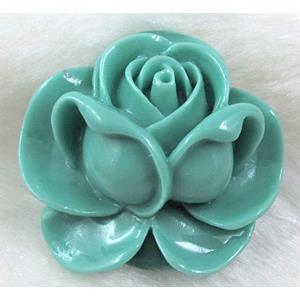 Compositive coral rose, Pendant, 36mm dia [CRFL04C05]