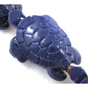 Compositive coral bead, tortoise, 24x35mm, 11pcs per st [CRFL10C06]